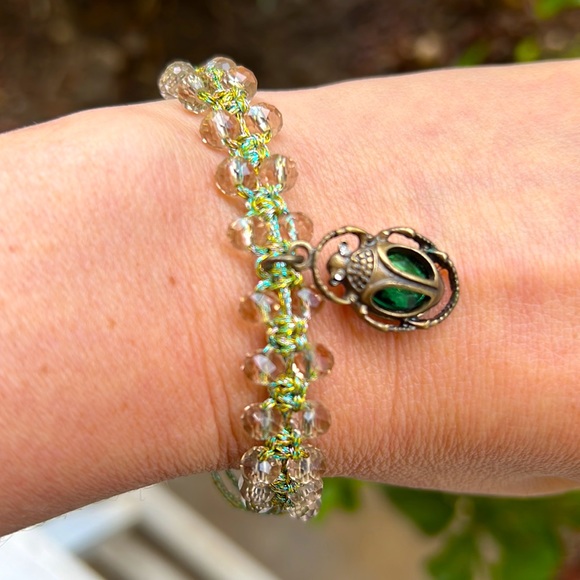 Egyptian Scarab Bracelet - Picture 1 of 16